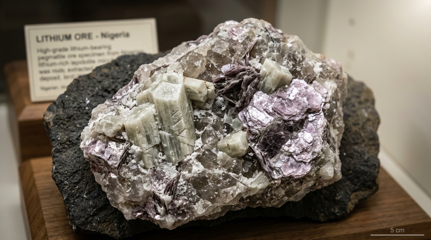 Natural Lithium Mineral Ore - High-Grade Nigerian Spodumene & Lepidolite